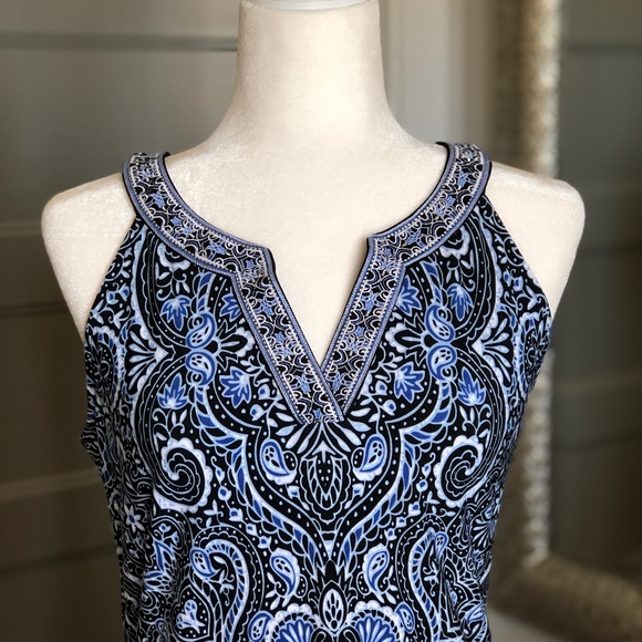 WHBM PAISLEY PRINT MINIDRESS Small - Picture 6 of 7